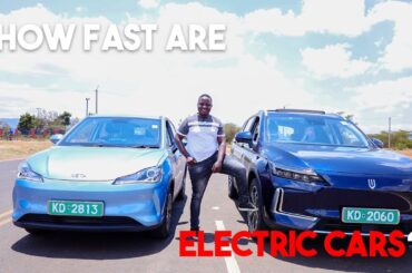 How FAST are ELECTRIC CARS? We did an Acceleration test on two Electric Vehicles.