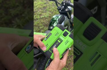 EGO 56V Mini Bike - Will the 10Ah & 12Ah Batteries Fit?! #egopowerplus #minibike