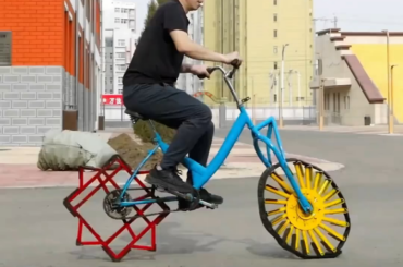 A lot of very weird bicycles.