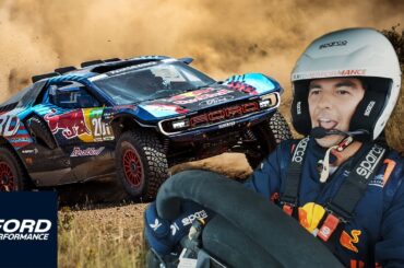 Checo Perez Drives the Ford Performance Raptor T1+