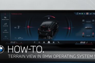 How-to: Use Terrain View in BMW Operating System 9