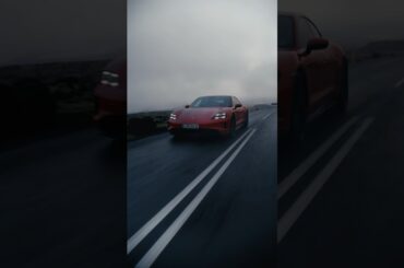 Catch us if you can. The new Porsche Taycan GTS. #Shorts