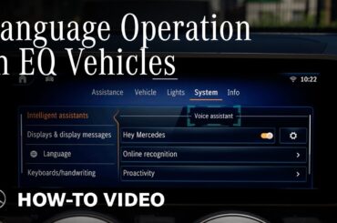 2024-2025 EQB How-To: Language Operation in EQ Vehicles