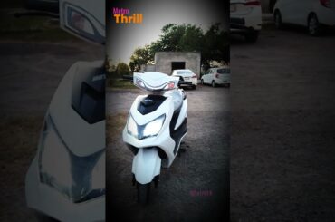 A cute little electric scooter enjoying sunset | #escooter #ebikelover #electricebike