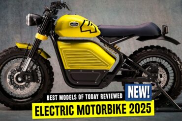 Newest Battery-Electric Motorcycles with Stunning Retro Designs & Unique Customizations