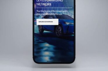 Lexus Public Charging | Viewing charging account details