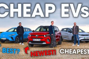 What's the best CHEAP electric car? MG4 vs BYD Dolphin vs Citroen e-C3 review! | What Car?