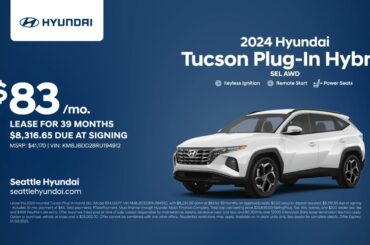 Hyundai Tucson Plug-In Hybrid 12/07/2024 4653617