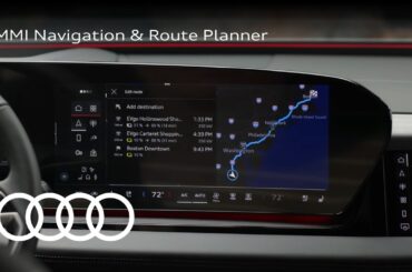Audi Q6 e-tron Tech Tutorial: MMI Navigation & Route Planner
