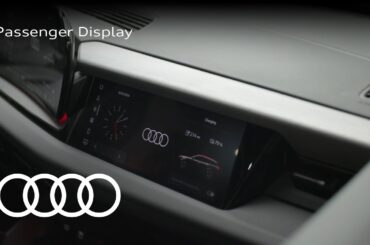 Audi Q6 e-tron Tech Tutorial: Passenger Display