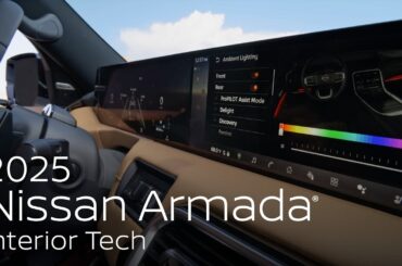 All-New 2025 Nissan Armada® SUV | Interior Tech Features