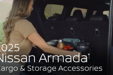 All-New 2025 Nissan Armada® SUV | Cargo & Storage Accessories