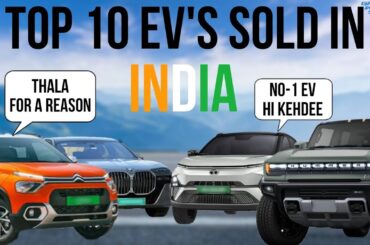 TOP 10 ELECTRIC CARS IN INDIA | MOST SOLD EV | GaddiwithSardar