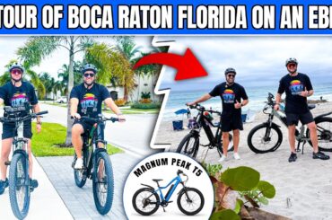 A TOUR OF BOCA RATON FLORIDA ON EBIKES