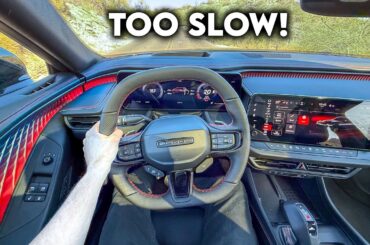 2025 Dodge Charger Daytona POV Drive Review - An Electric Hellcat?!