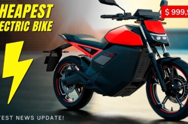 This $1,000 Electric Motorcycle Sets New Pricing Rules for the eBike Industry