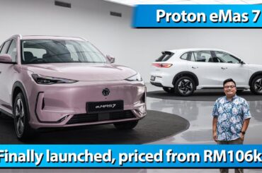 Proton eMas 7 EV finally launched - priced from RM106k!