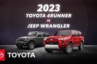 2023 Toyota 4Runner vs 2023 Jeep Wrangler | Toyota