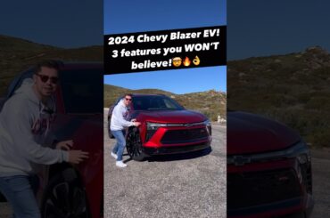 Three of the Coolest Features on this NEW 2024 Chevy Blazer EV!