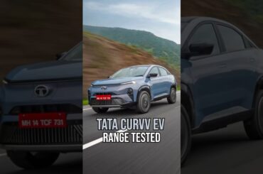 Tata Curvv.ev real world range tested #shorts