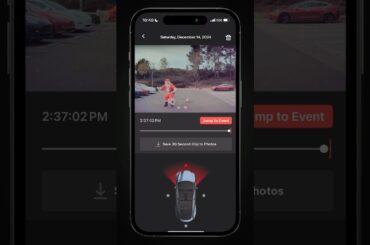 Santa caught on Tesla Dashcam