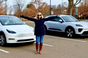 Tesla Model Y vs Porsche Macan Electric! Does Twice The Price Equal Double The Car?