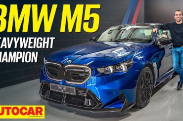 BMW M5 track review - 727hp plug-in hybrid rocketship | First Drive | Autocar India