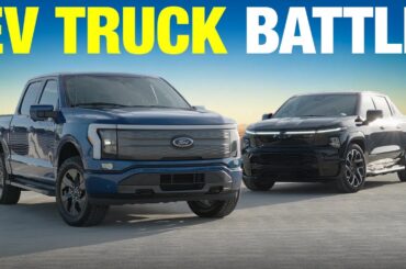 Chevy Silverado EV vs. Ford F-150 Lightning: Big, All-American and Fully Electric Trucks