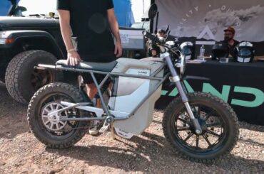 Electric Motorcycle Land Moto - Overland Expo West