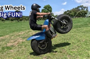 Fat Tire Electric Dirt Bike Works Amazingly Well