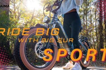 Introducing the All New AIMA Big Sur Sport: 20" Tires, Same BIG Power