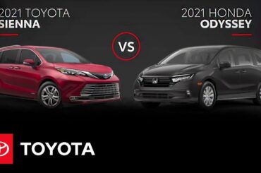 2021 Toyota Sienna vs 2021 Honda Odyssey | All You Need to Know | Toyota