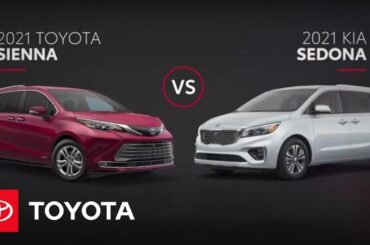 2021 Toyota Sienna vs Kia Sedona Minivan Comparison | Toyota