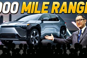 TOYOTA'S NEW EV WITH 900 Mile Range SHOCKS the Entire Car Industry!