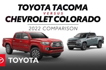 2022 Toyota Tacoma vs 2022 Chevy Colorado | Toyota