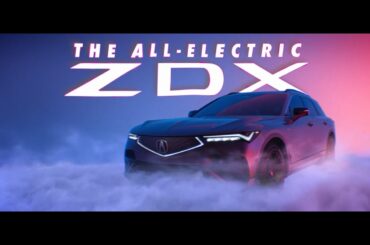 The Energy of Electrification. The All-Electric Acura ZDX.