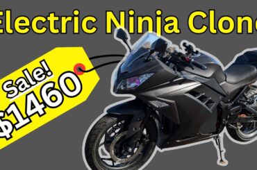 I Bought the CHEAPEST Electric Motorcycle & Registered it! // $1460 for a 72v Bike!