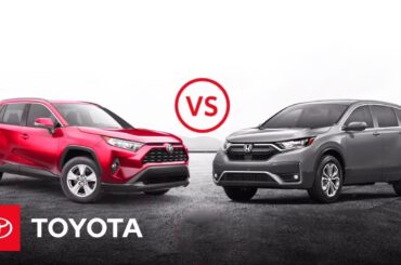 2020 Toyota RAV4 vs 2020 Honda CR-V SUV Comparison, Advantages & Features | Toyota
