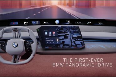 The First Ever BMW Panoramic iDrive