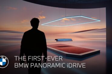 The first-ever BMW Panoramic iDrive