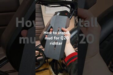 How to install mud guard for Q20 RIDSTAR!  #surronbikes #electricbike  #electricbikecommunity