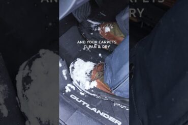 Snow, salt and sleet, oh my! Protect your car’s carpets with all-weather mats. #Snow