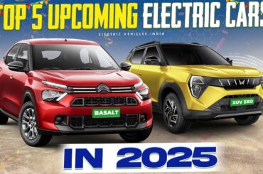 Top 5 Upcoming Electric Cars 2025 |Electric Cars In India |Electric Vehicles India