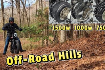 How Much Power for Off Road - Ebike Motors Tested