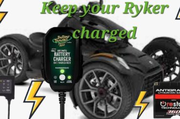 Can-Am Ryker|Spyder battery charging