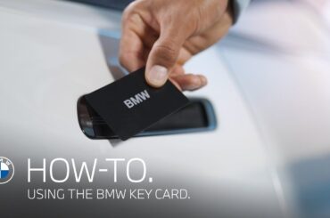 How-To: Using the BMW Key Card.