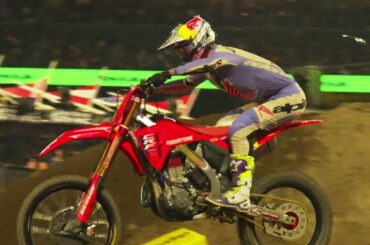 JO SHIMODA WINS ANAHEIM 1 SUPERCROSS! | Honda HRC Progressive Race Recap, A1