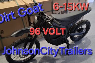 96 Volt - Dirt Goat: 6-15KW Electric Dirt Bike Motorcycle by GOAT Power Bikes. Whuuuh???