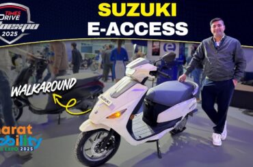 2025 Suzuki Access Electric Walkaround | Bharat Mobility Auto Expo 2025 | Times Drive Green