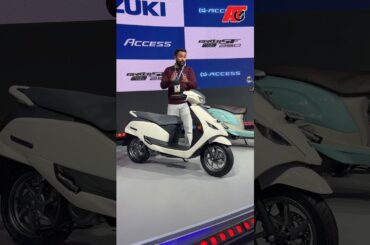 Suzuki e-Access makes a debut at the Bharat Mobility Expo 2025.